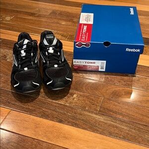 Reebok Black EasyTone Sneakers Size 9 1/2